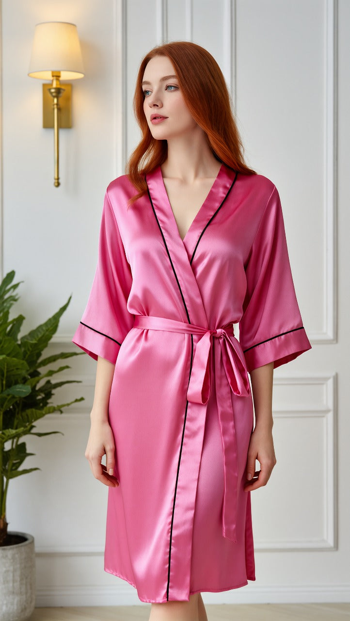 Robe, Tecido Cetim com Elastano