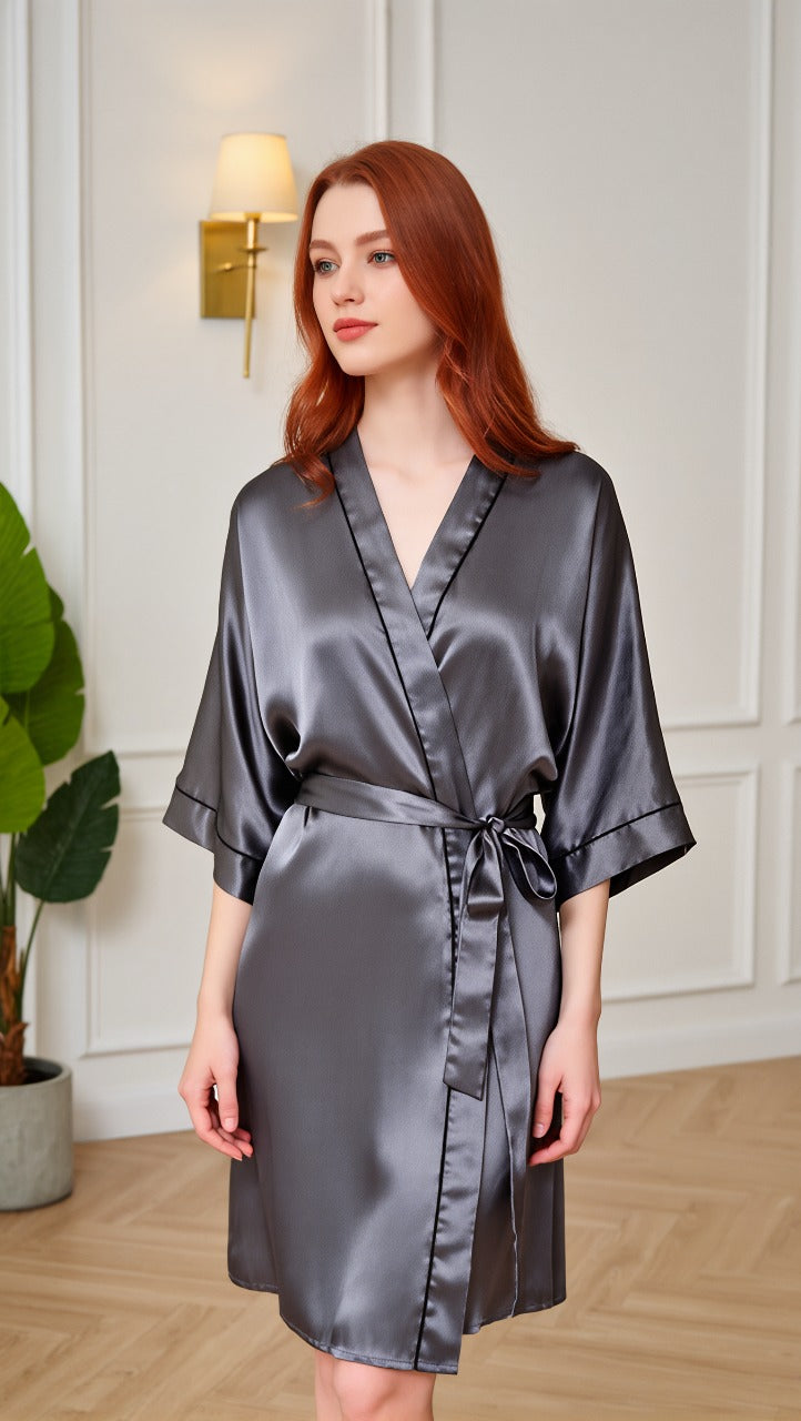 Robe, Tecido Cetim com Elastano