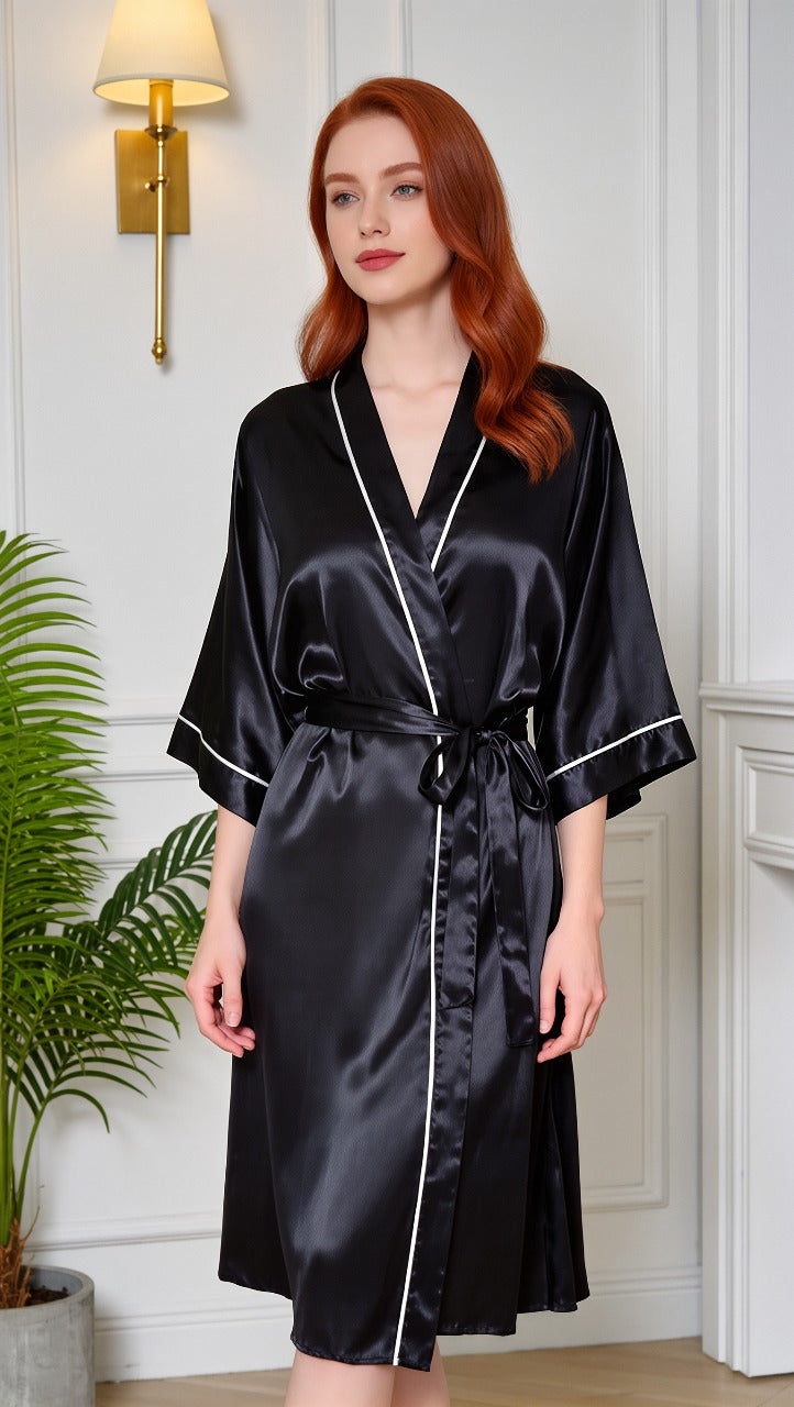 Robe, Tecido Cetim com Elastano